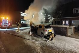 Auto in brand op Mussenstraat in Hilversum