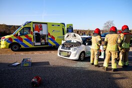 Botsing in Blaricum: één gewonde