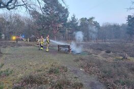 Brand op Fransche Kampheide in Bussum