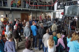 Stoomgemaal Vier Noorder Koggen onder stoom tijdens Molen-en Gemalendagen