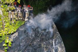 Boot volledig uitgebrand in Nederhorst den Berg