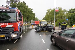 Drie gewonden na botsing in Hilversum