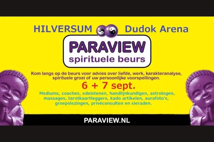 Komend weekend spirituele beurs in Hilversum