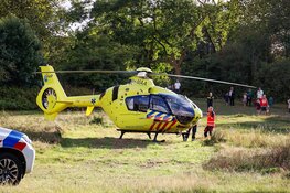 Kind van hoogte gevallen in speeltuin, traumahelikopter geland