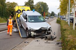 Gewonden na frontale botsing met lesauto