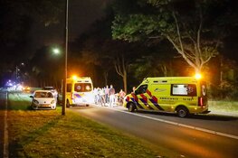 Ernstig ongeval in Laren, auto doorgereden na aanrijding