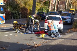 Fietser gewond na aanrijding met auto