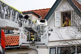 Droger op zolder van woning in brand in Bussum