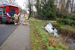 Auto te water na schrikreactie