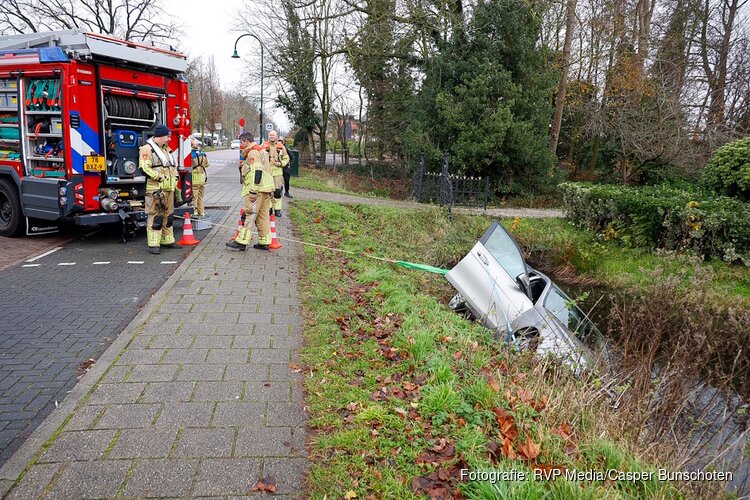 Auto te water na schrikreactie