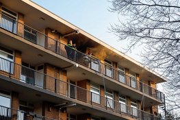 Brand in appartement op de vierde verdieping in Hilversum