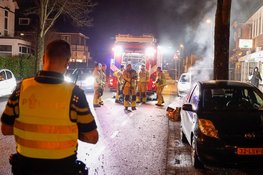Buitenbrandje aan de Laarderweg in Bussum