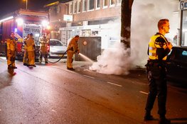 Buitenbrandje aan de Laarderweg in Bussum