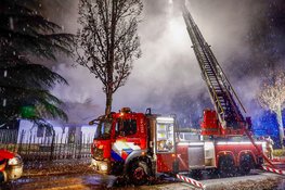 Uitslaande brand in vrijstaande woning Blaricum