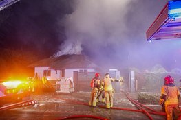 Uitslaande brand in vrijstaande woning Blaricum