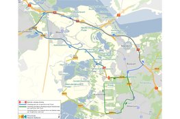 N236 bij ’s-Graveland 8 weken afgesloten wegens onderhoud
