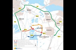 N201 tussen Hilversum en Vreeland 2 weken ’s nachts afgesloten voor onderhoud