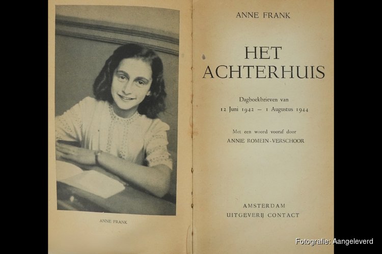 Unieke vondst: eerste druk Het Achterhuis ontdekt bij Kringloop Kleurrijk