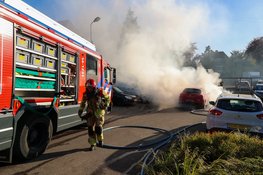 Auto total loss door brand in Bussum