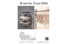 Tentoonstelling 'Natuurlijk Gevormd' van 18 mei t/m 13 juni in Huizen