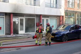 Brand in gebouw nadat man met benzinetank bezig is in Hilversum