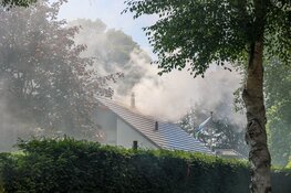 Flinke rookontwikkeling bij brand in woning