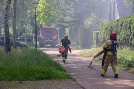 Flinke rookontwikkeling bij brand in woning