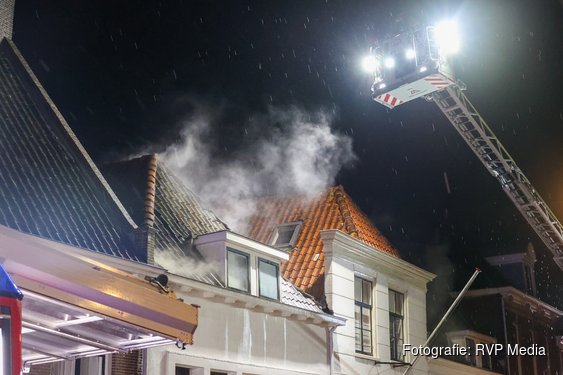 Zolder zwaar beschadigd na brand door blikseminslag