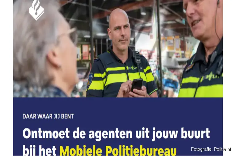 Vanaf 8 juli pilot mobiele politiebureau in Gooi- en Vechtstreek