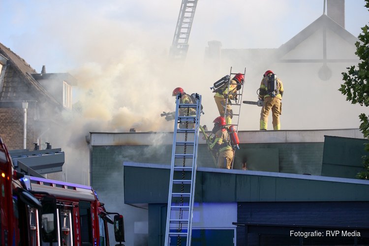 Grote brand in Supermarkt Hilversum
