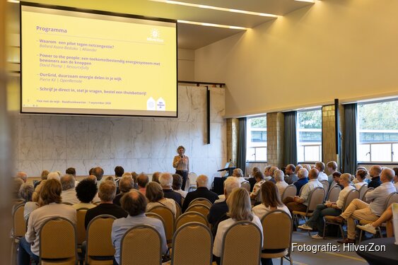 Groot enthousiasme tijdens bewonersavond over pilot tegen netcongestie