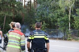Stuk natuur afgebrand in Hilversum