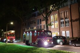 Brand in parkeergarage flatgebouw