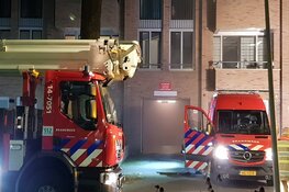 Brand in parkeergarage flatgebouw
