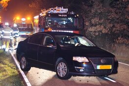 Veel schade bij ongeval Zandheuvelweg