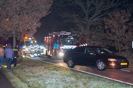 Veel schade bij ongeval Zandheuvelweg