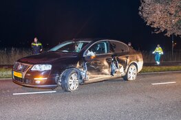 Veel schade bij ongeval Zandheuvelweg