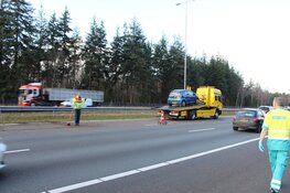 Automobilist gewond geraakt op A27