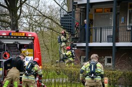 Brand in portiekwoning Hilversum