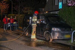 Bestelbus uitgebrand in Hilversum