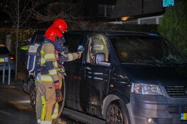 Bestelbus uitgebrand in Hilversum