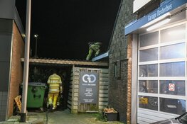 Dakbrandje snel onder controle