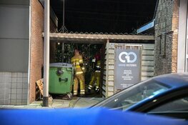 Dakbrandje snel onder controle