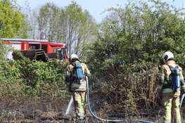 Brand in natuur Eemnes breidde zich snel uit