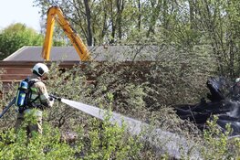 Brand in natuur Eemnes breidde zich snel uit