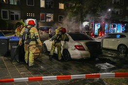 Autobrand in Hilversum, omwonenden alert