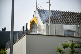 Brand op dakterras woning Hilversum