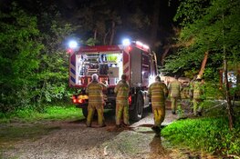 Felle brand verwoest caravan op Hilversumse camping