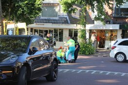 Vrouw gewond door botsing
