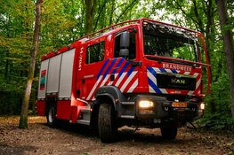 Brandweer snel ter plaatse bij bosbrandje